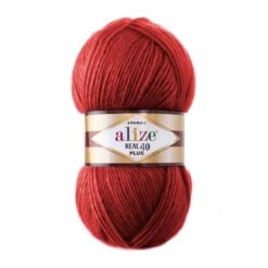 Alize Angora Real 40 Plus -Prym kauppa angora real 40 plus 56 red 1