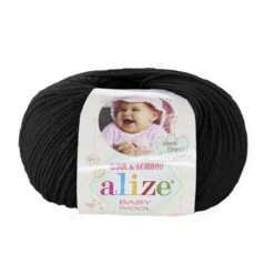 Alize Baby Wool -Prym kauppa baby wool 60 black