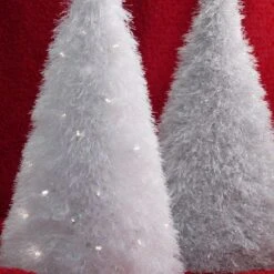 Joulukuusi Tarvikepaketti-5502 Valkoinen / Hopealurex