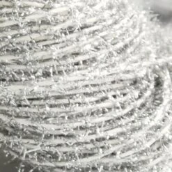 Kimallepörrö-paperilanka, 100 G -Prym kauppa kimallep rr lanka hopea 1