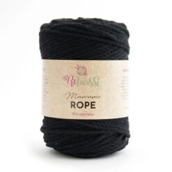 ReTwisst Macrame Rope 4 Mm -Prym kauppa macrame rope black 02 web 1
