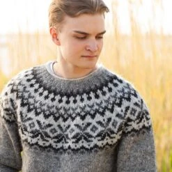 Siiveniskuja Neuleohje, Printti -Prym kauppa siiveniskuja islantilainen villapusero 1