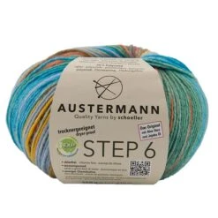 Austermann Step 6, Kirjava Sukkalanka -Prym kauppa step 6 cake 623 1 3