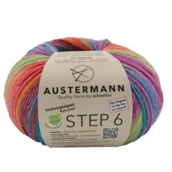 Austermann Step 6, Kirjava Sukkalanka -Prym kauppa step 6 cake 624 1 1