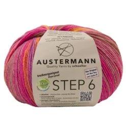 Austermann Step 6, Kirjava Sukkalanka -Prym kauppa step 6 cake 626 1 1