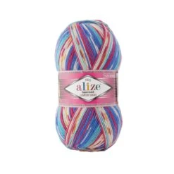 Alize Superwash -sukkalanka, Kirjava -Prym kauppa superwash comfort socks 7654 1